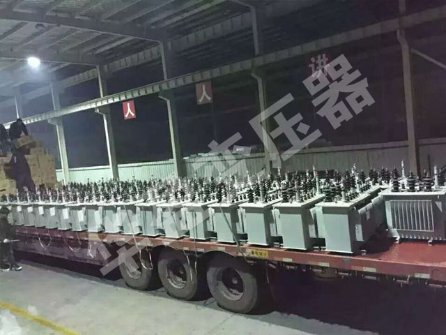 宁波非晶合金变压器发货现场